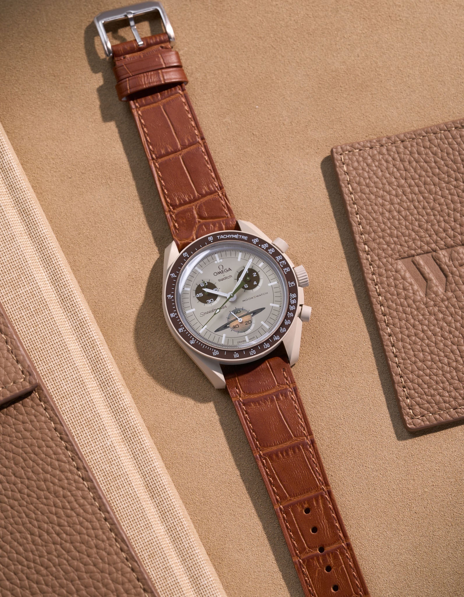 Mission to Saturn (Leather Bracelet)