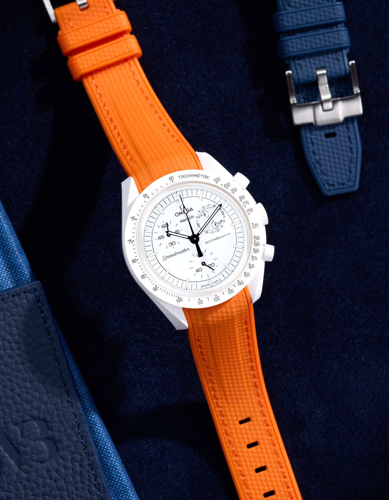 MoonSwatch Mission for Moon Phase (Rubber Strap)