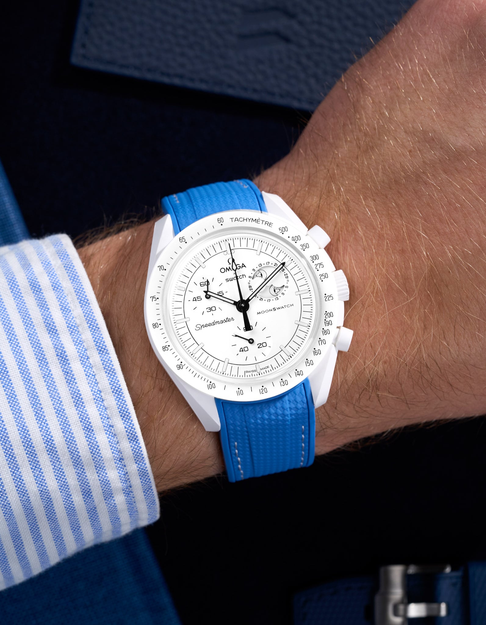 MoonSwatch Mission for Moon Phase (Rubber Strap)