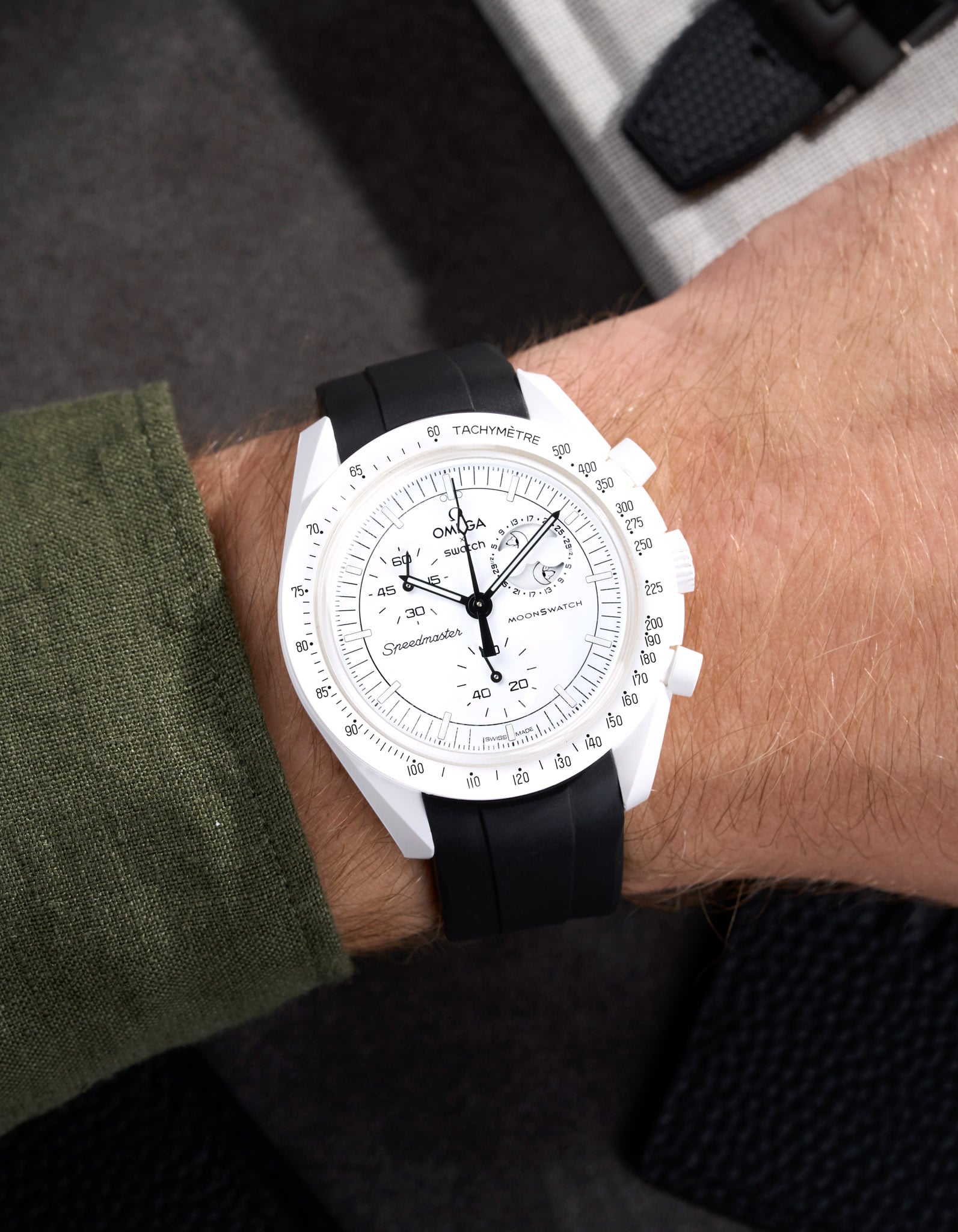 MoonSwatch Mission for Moon Phase (Rubber Strap)