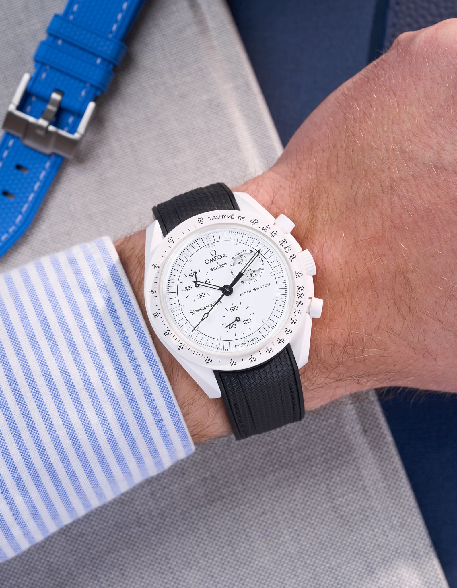 MoonSwatch Mission for Moon Phase (Rubber Strap)