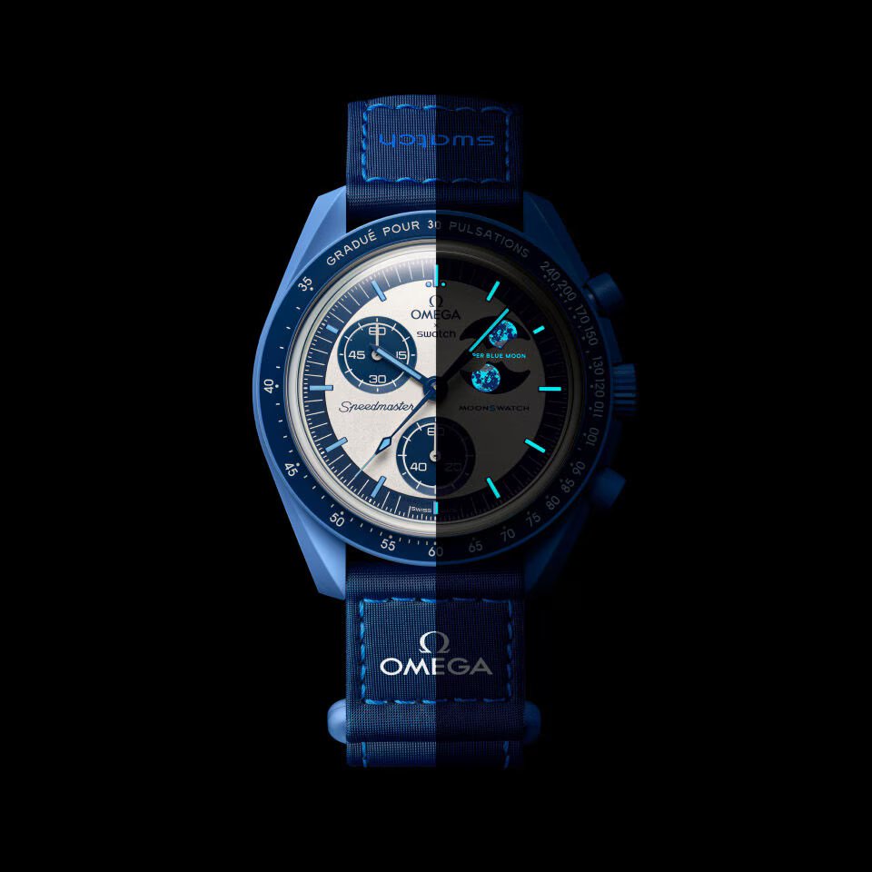 Mission for TO THE SUPER BLUE MOONPHASE - VELCRO© Bracelet.