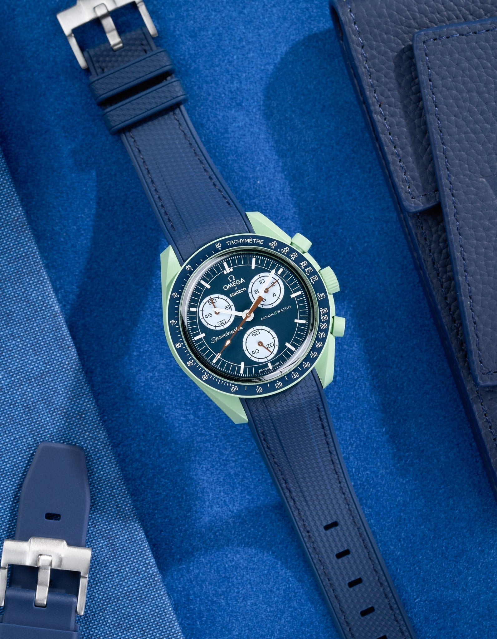 MoonSwatch Mission to Earth (Rubber Strap)