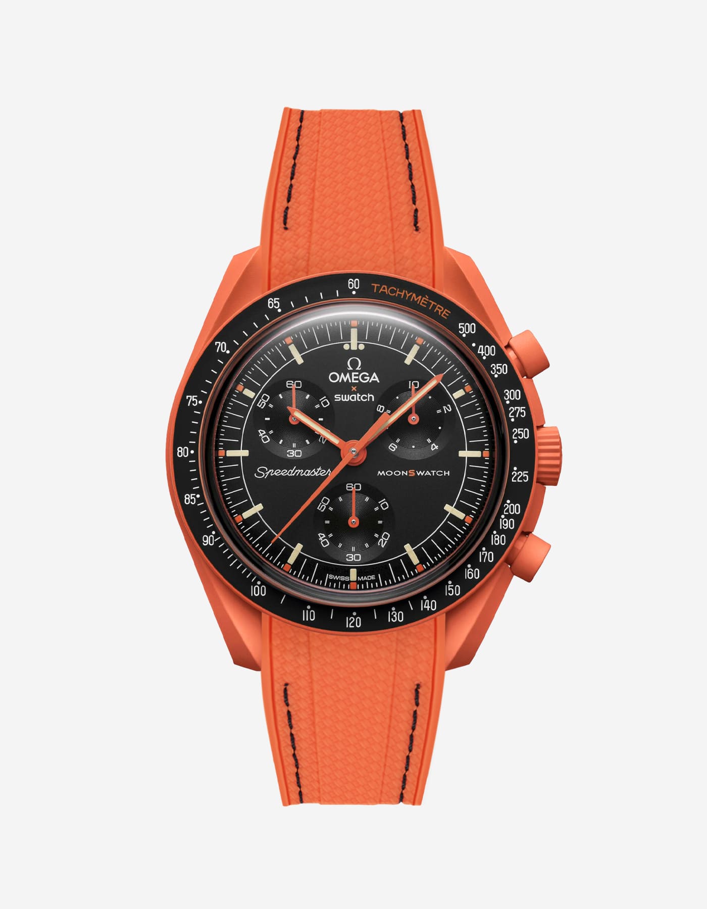 MoonSwatch Mission to Earth - Lava (Rubber Strap)