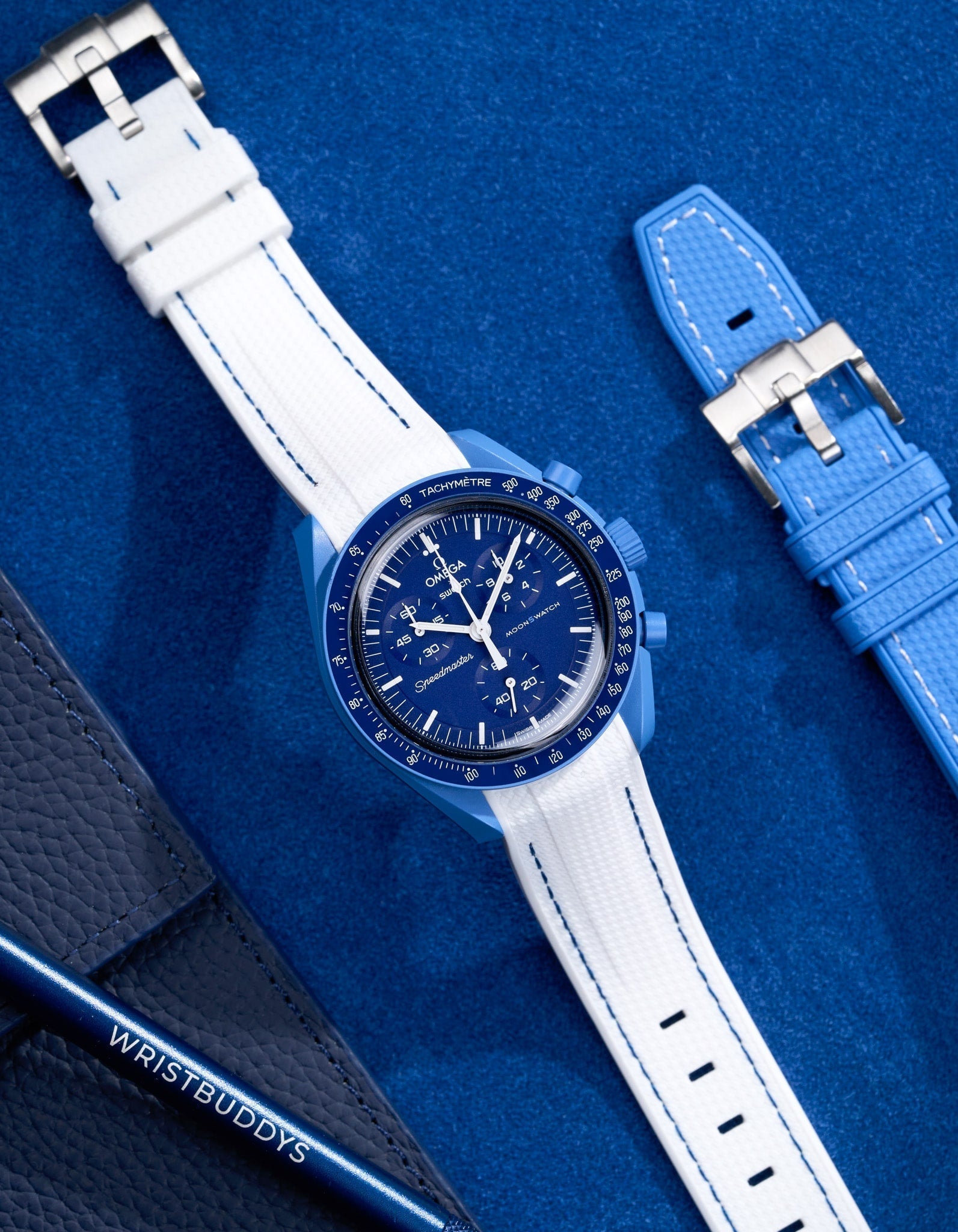 MoonSwatch Mission to Neptune (Rubber Strap)