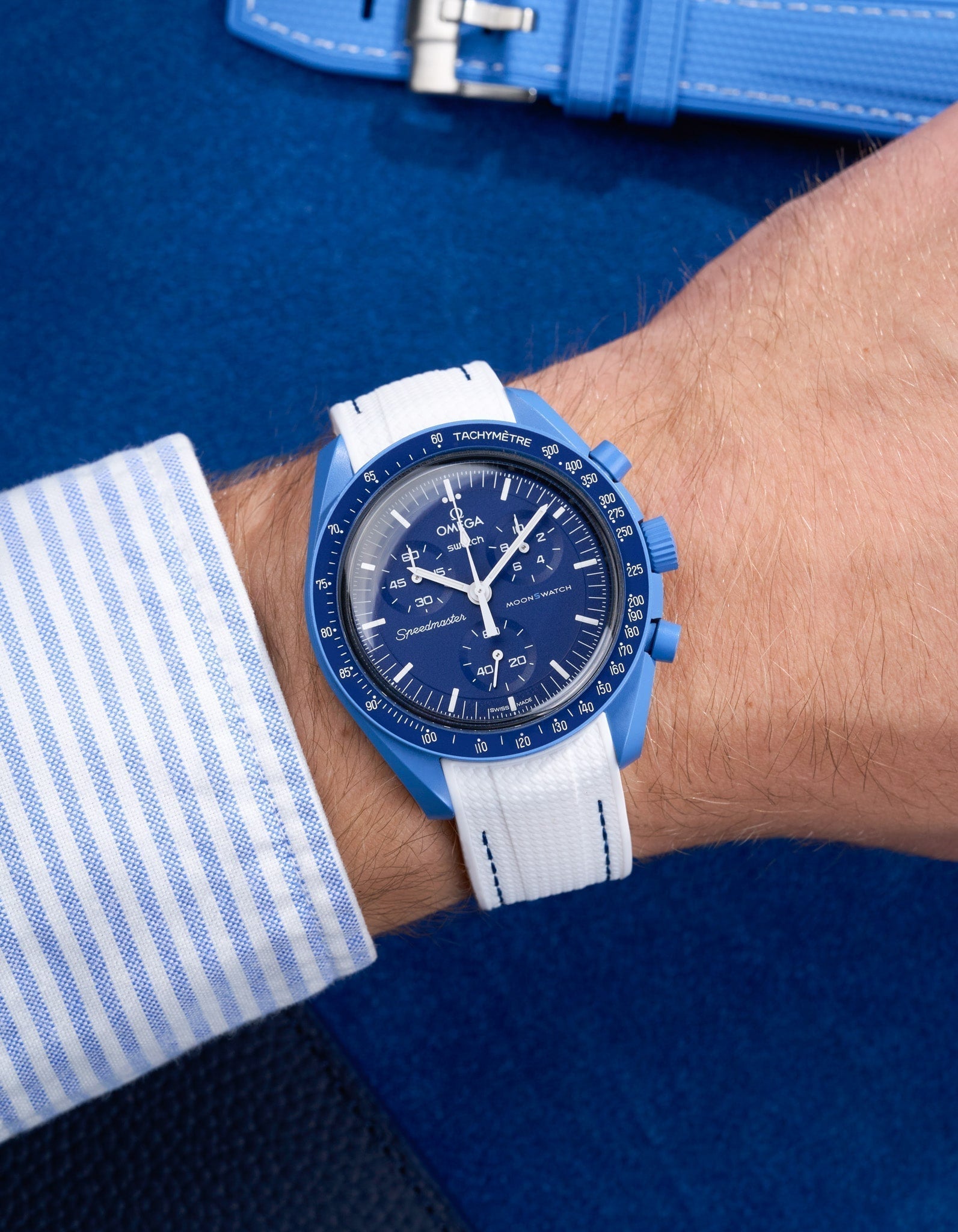 MoonSwatch Mission to Neptune (Rubber Strap)
