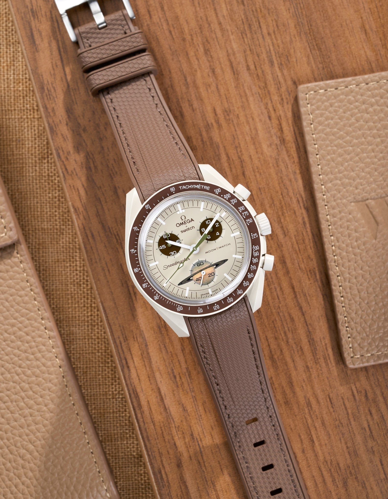 MoonSwatch Mission to Saturn (Rubber Strap)