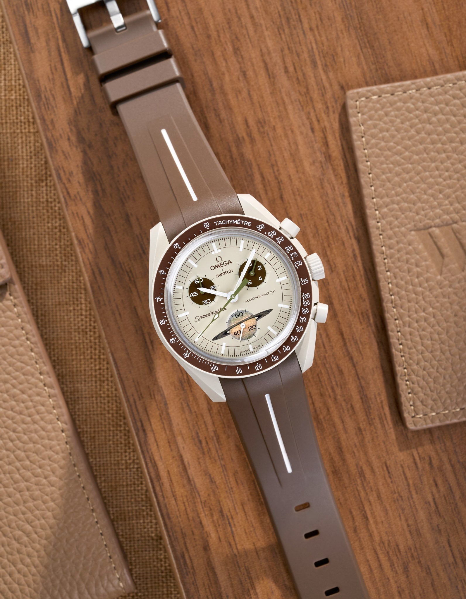 MoonSwatch Mission to Saturn (Rubber Strap)