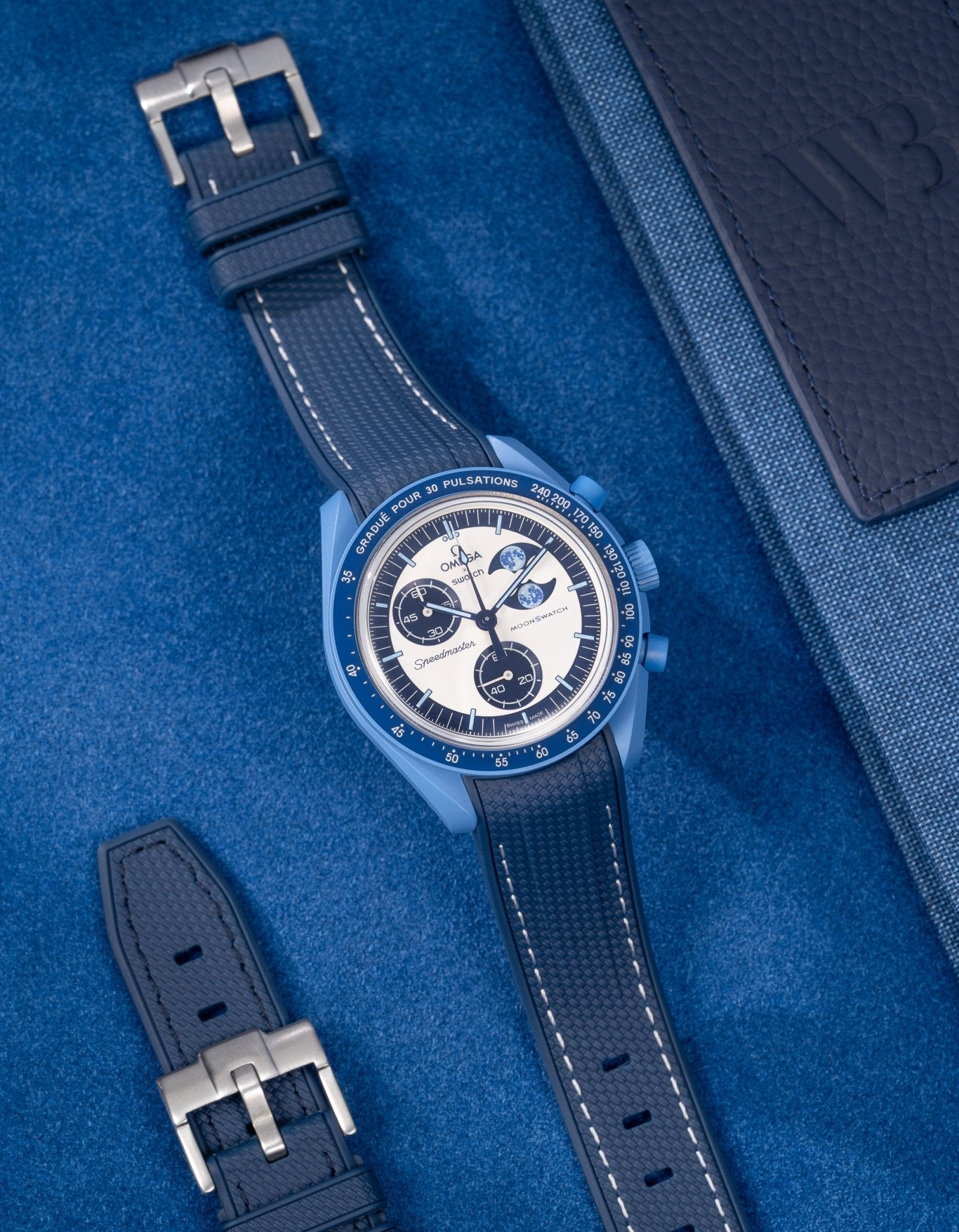 MoonSwatch Mission to the Super Blue Moon Phase (Rubber Strap)