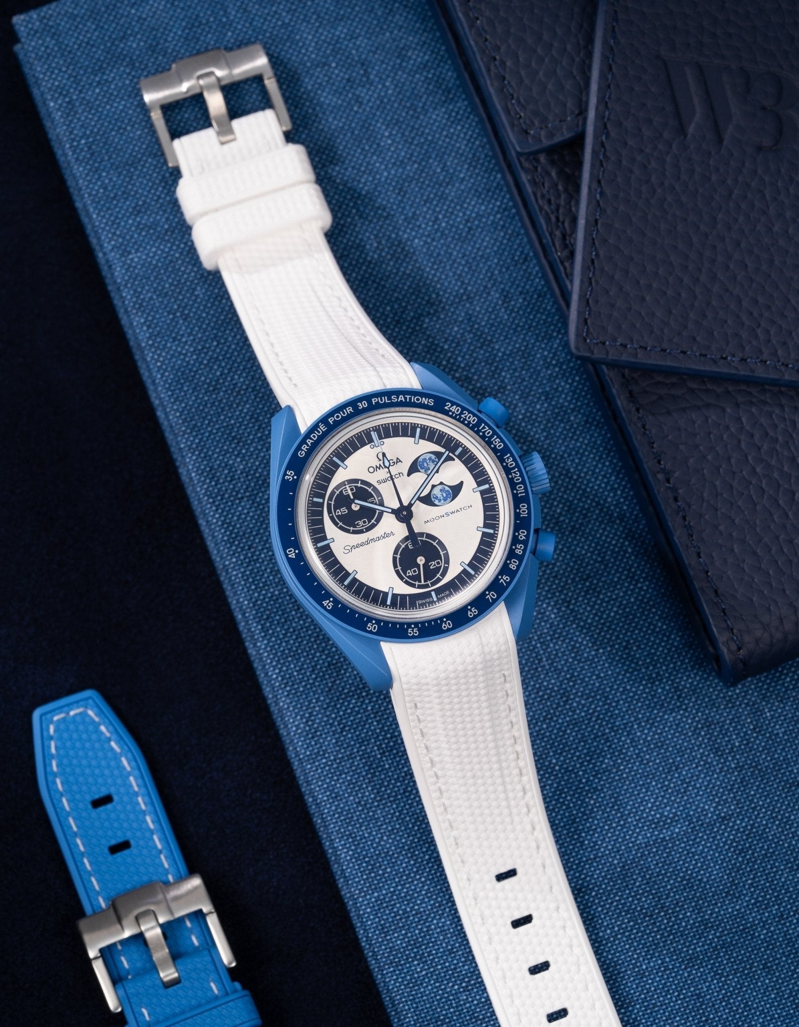MoonSwatch Mission to the Super Blue Moon Phase (Rubber Strap)