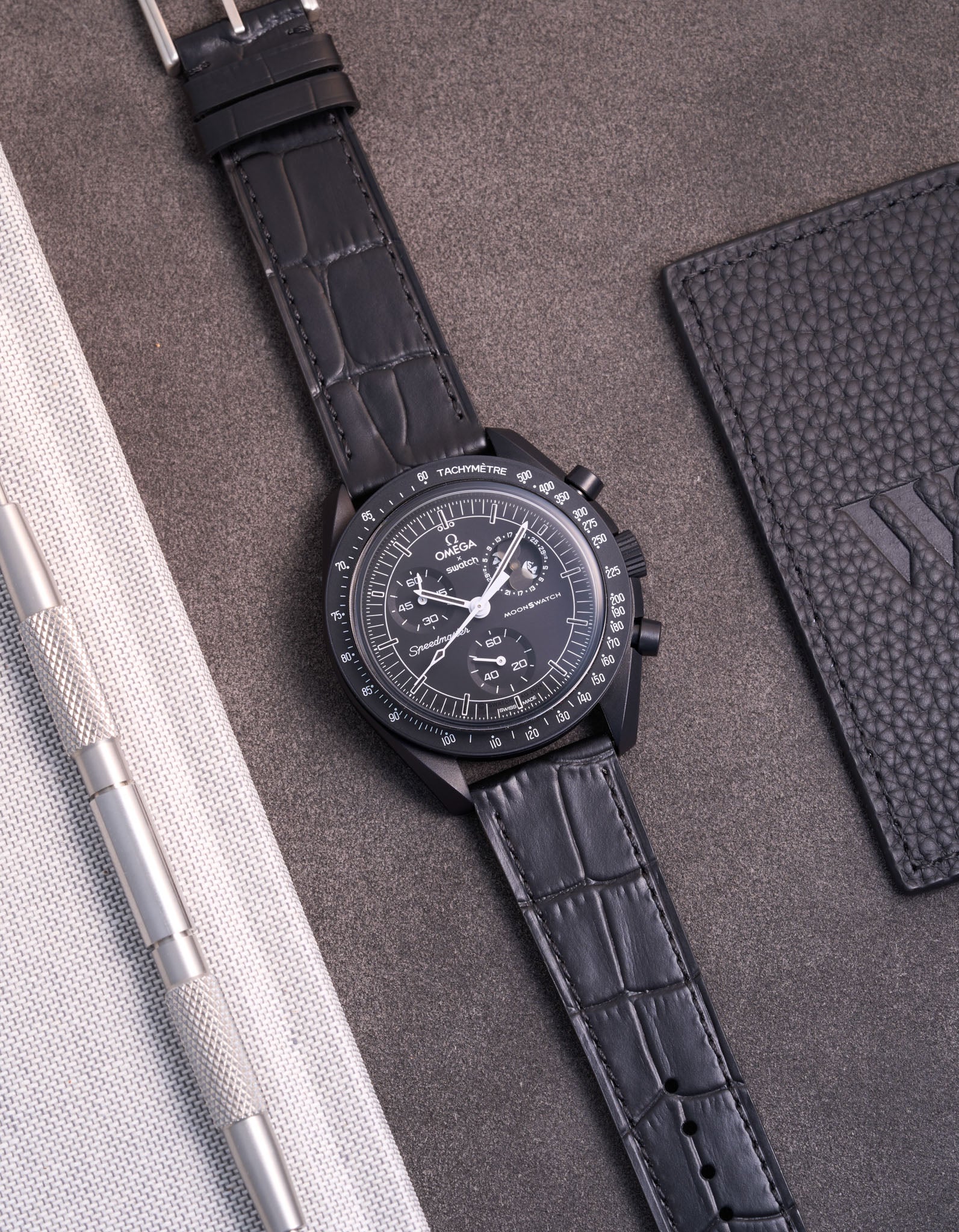 Mission to the New Moon Phase (Leather Bracelet)