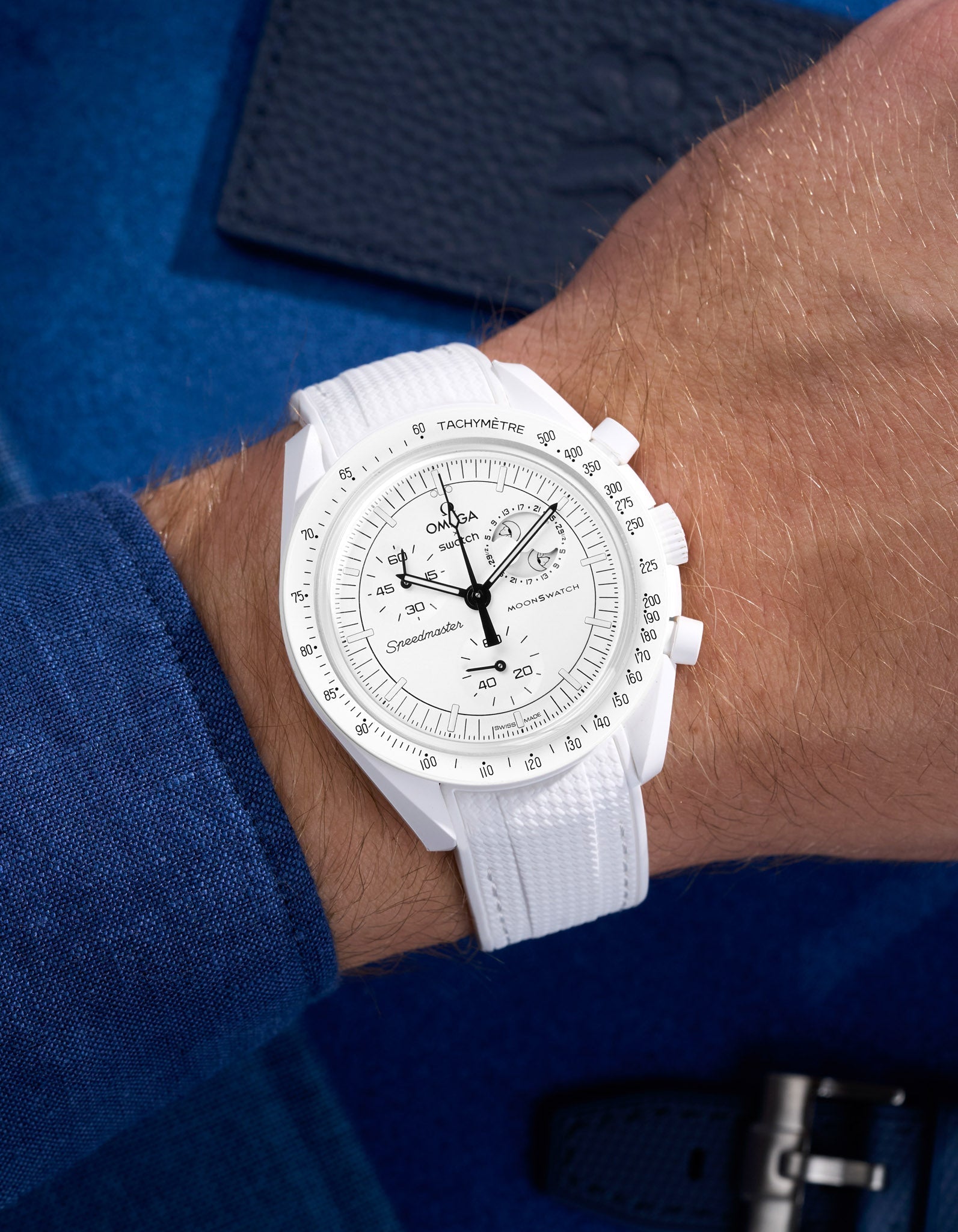 MoonSwatch Mission for Moon Phase (Rubber Strap)