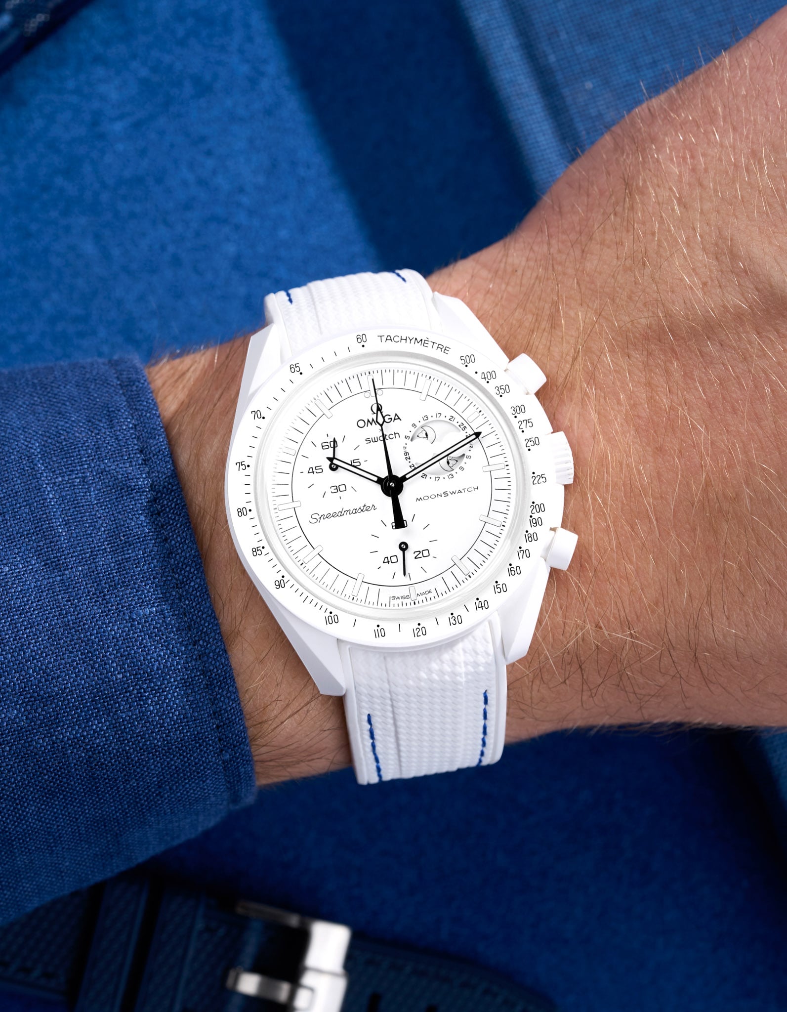 MoonSwatch Mission for Moon Phase (Rubber Strap)