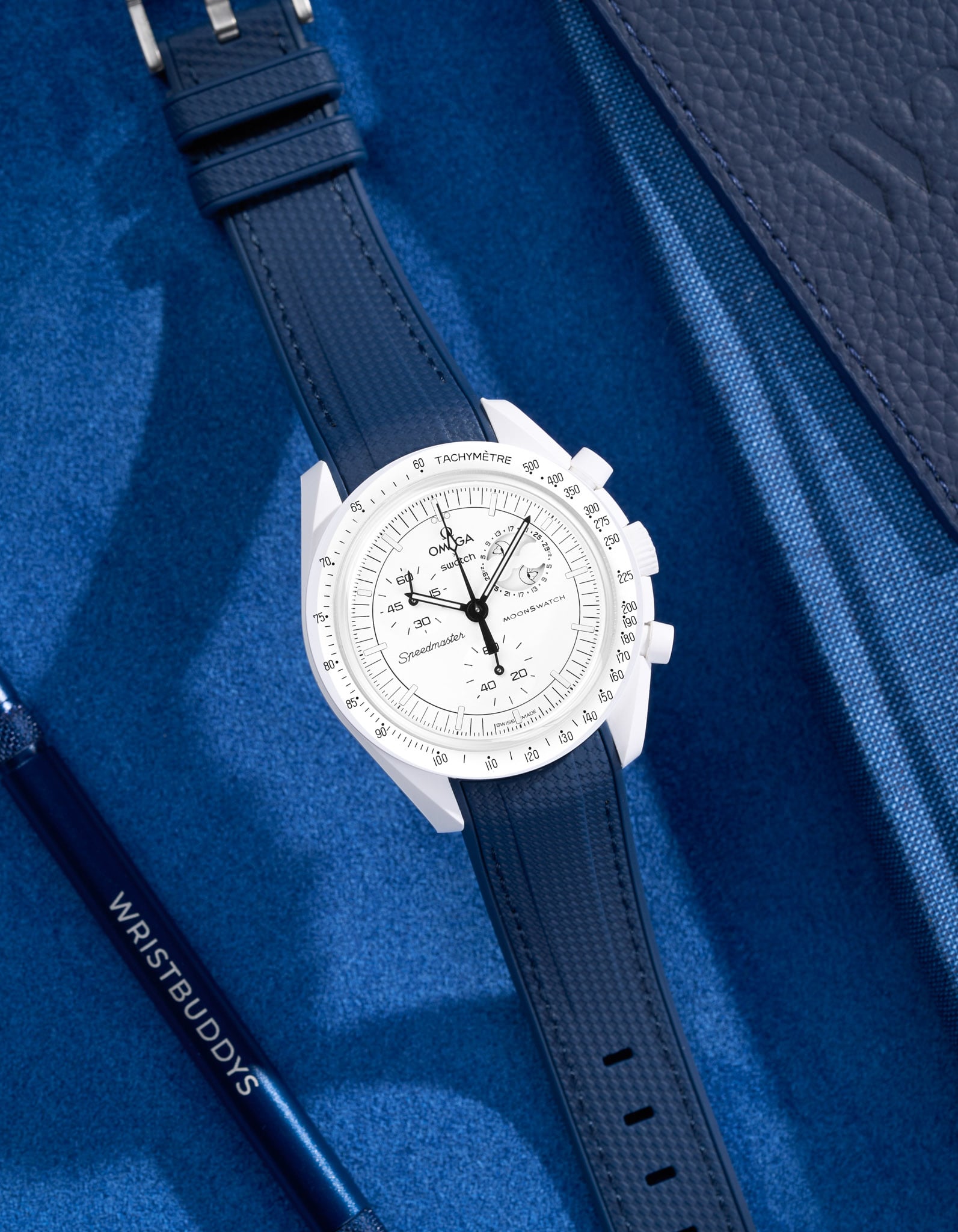 MoonSwatch Mission for Moon Phase (Rubber Strap)