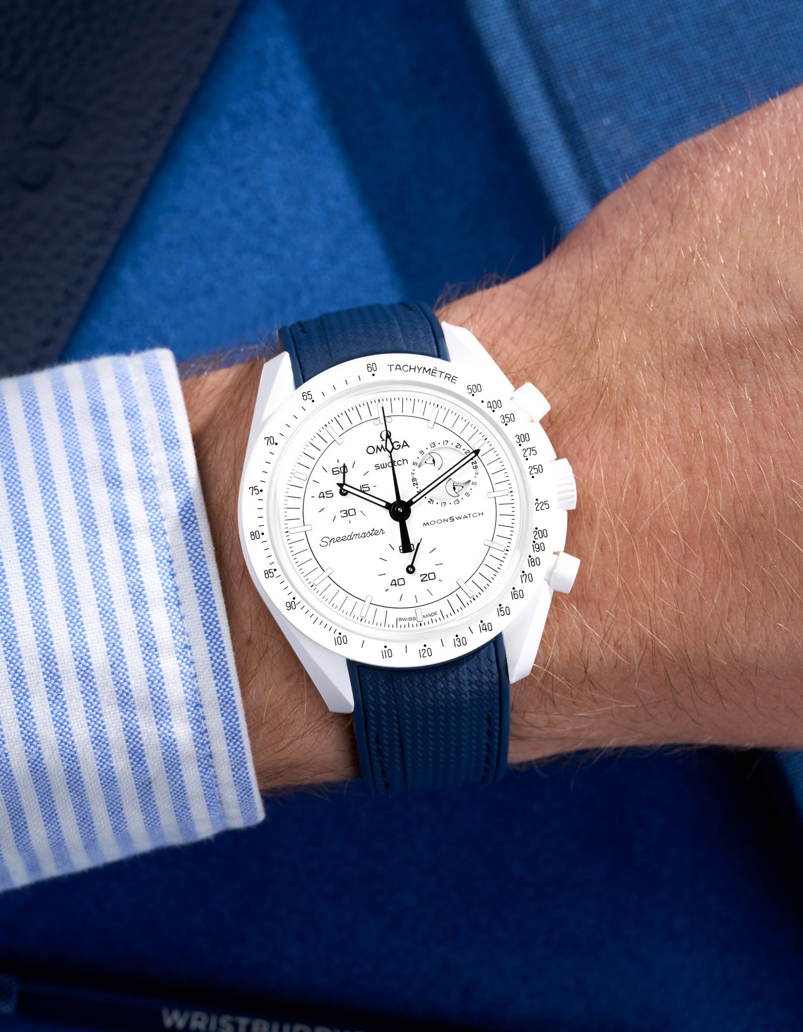 MoonSwatch Mission for Moon Phase (Rubber Strap)