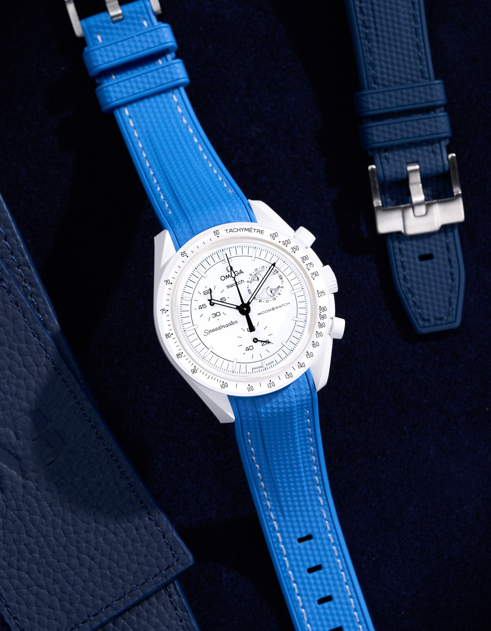 MoonSwatch Mission for Moon Phase (Rubber Strap)