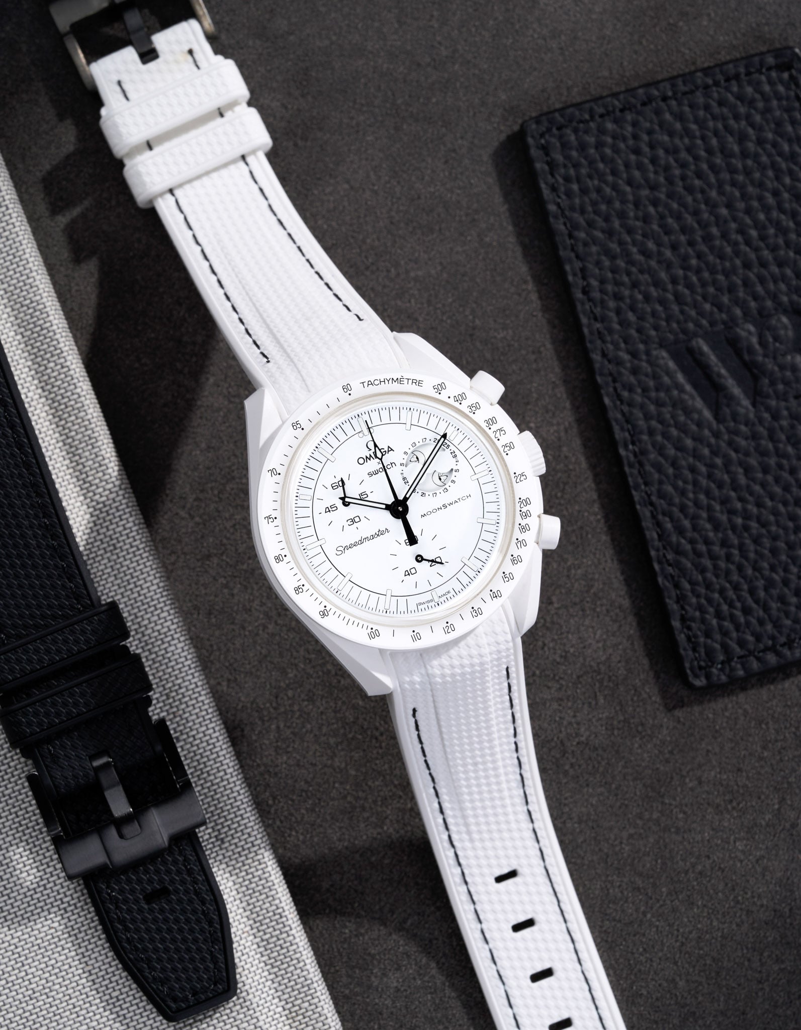 MoonSwatch Mission for Moon Phase (Rubber Strap)