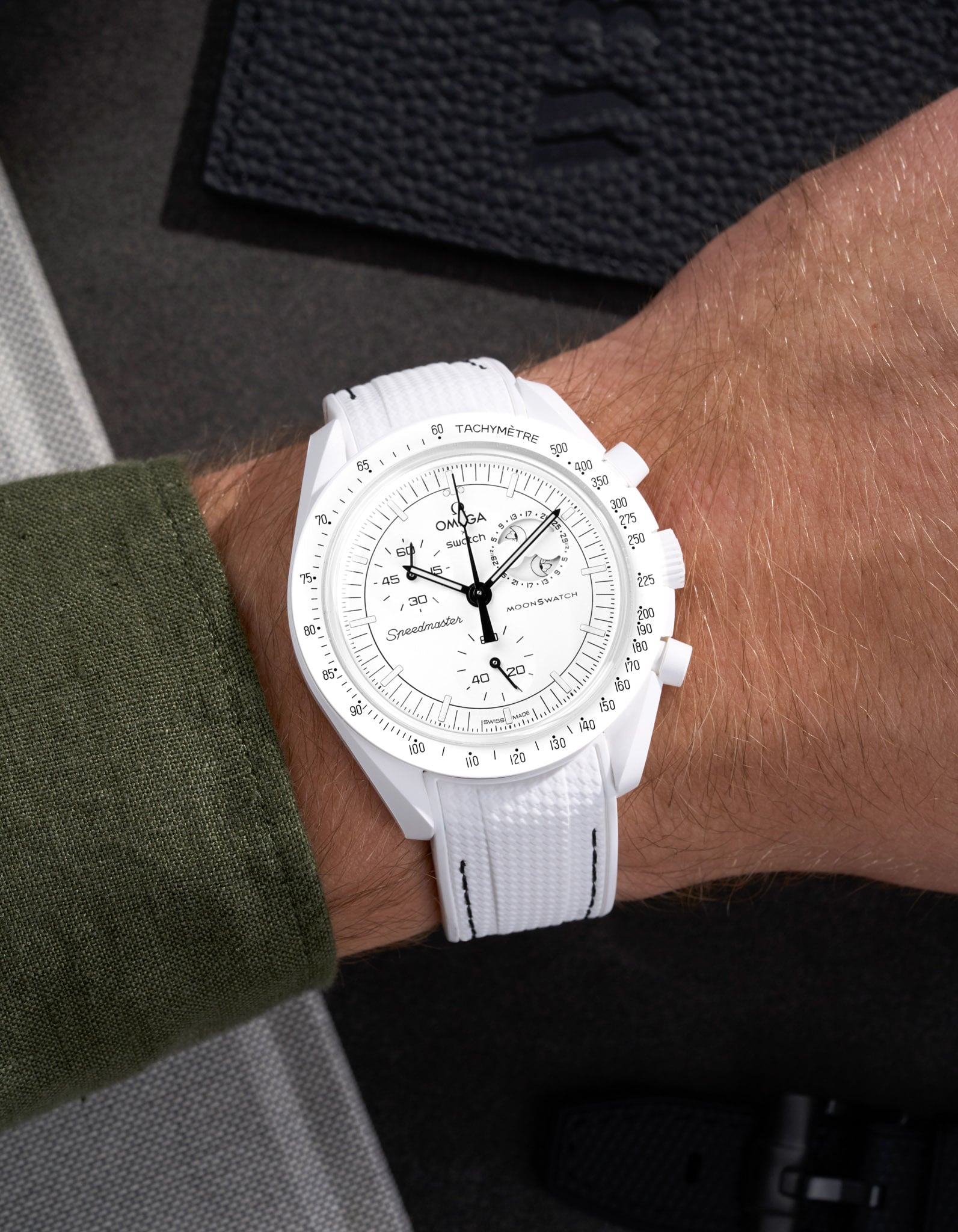 MoonSwatch Mission for Moon Phase (Rubber Strap)