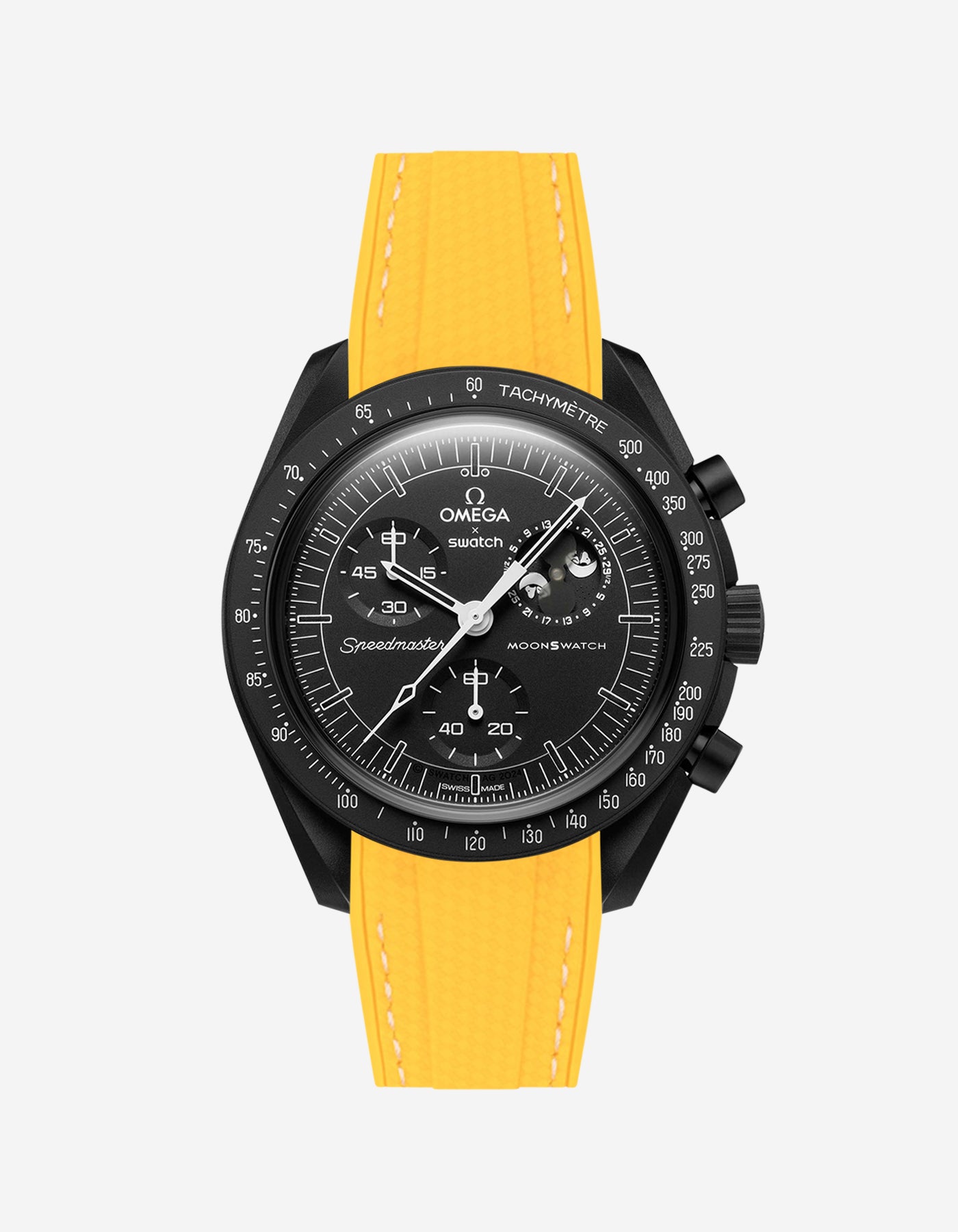 MoonSwatch Mission for The Moonphase - New Moon (Rubber Strap)