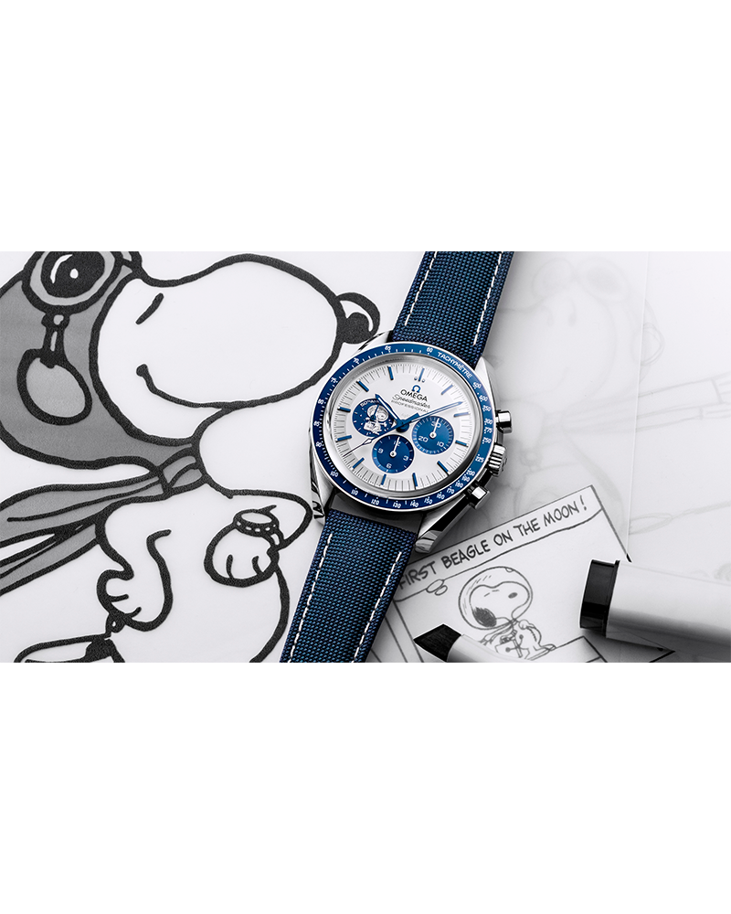 Speedmaster Anniversary Series - 42mm, steel with coated nylon fabric bracelet