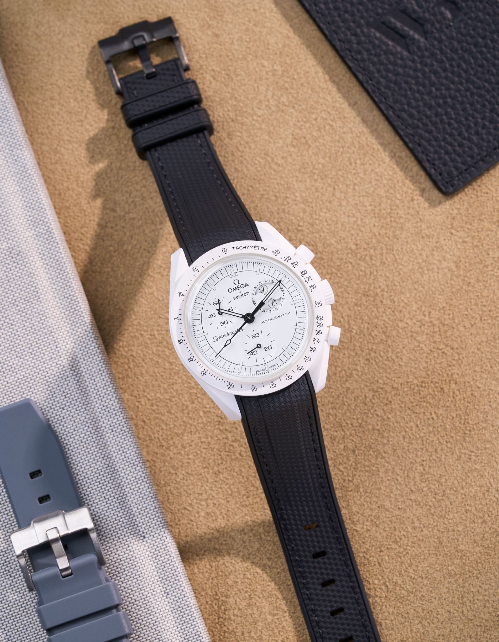 MoonSwatch Mission for Moon Phase (Rubber Strap)