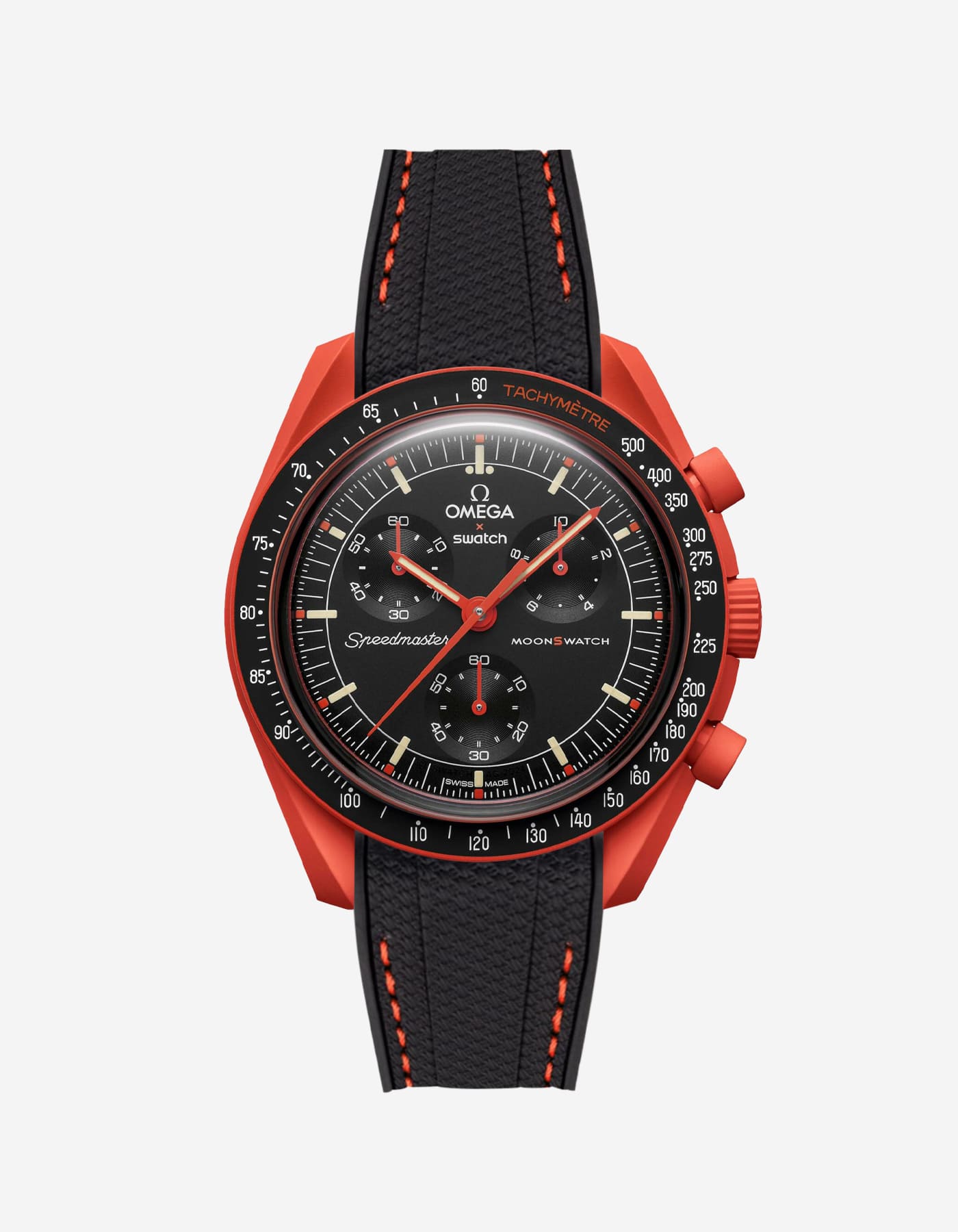 MoonSwatch Mission to Earth - Lava (Rubber Strap)