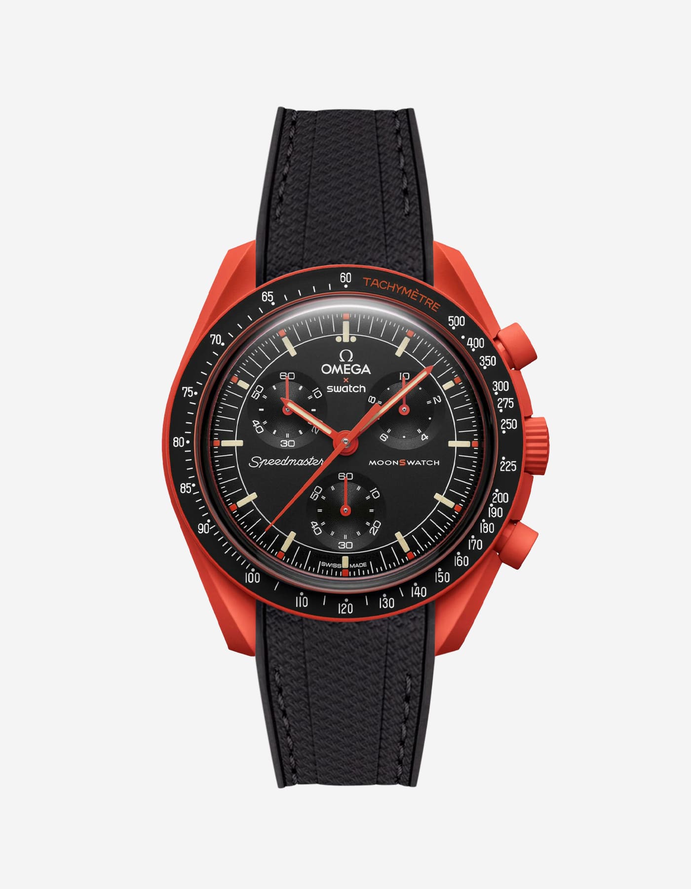 MoonSwatch Mission to Earth - Lava (Rubber Strap)