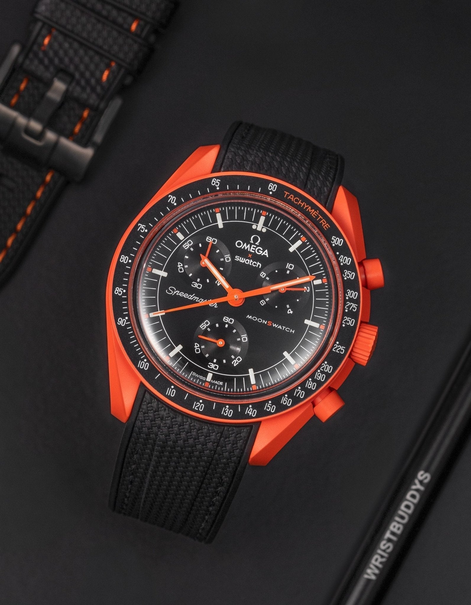 MoonSwatch Mission to Earth - Lava (Rubber Strap)