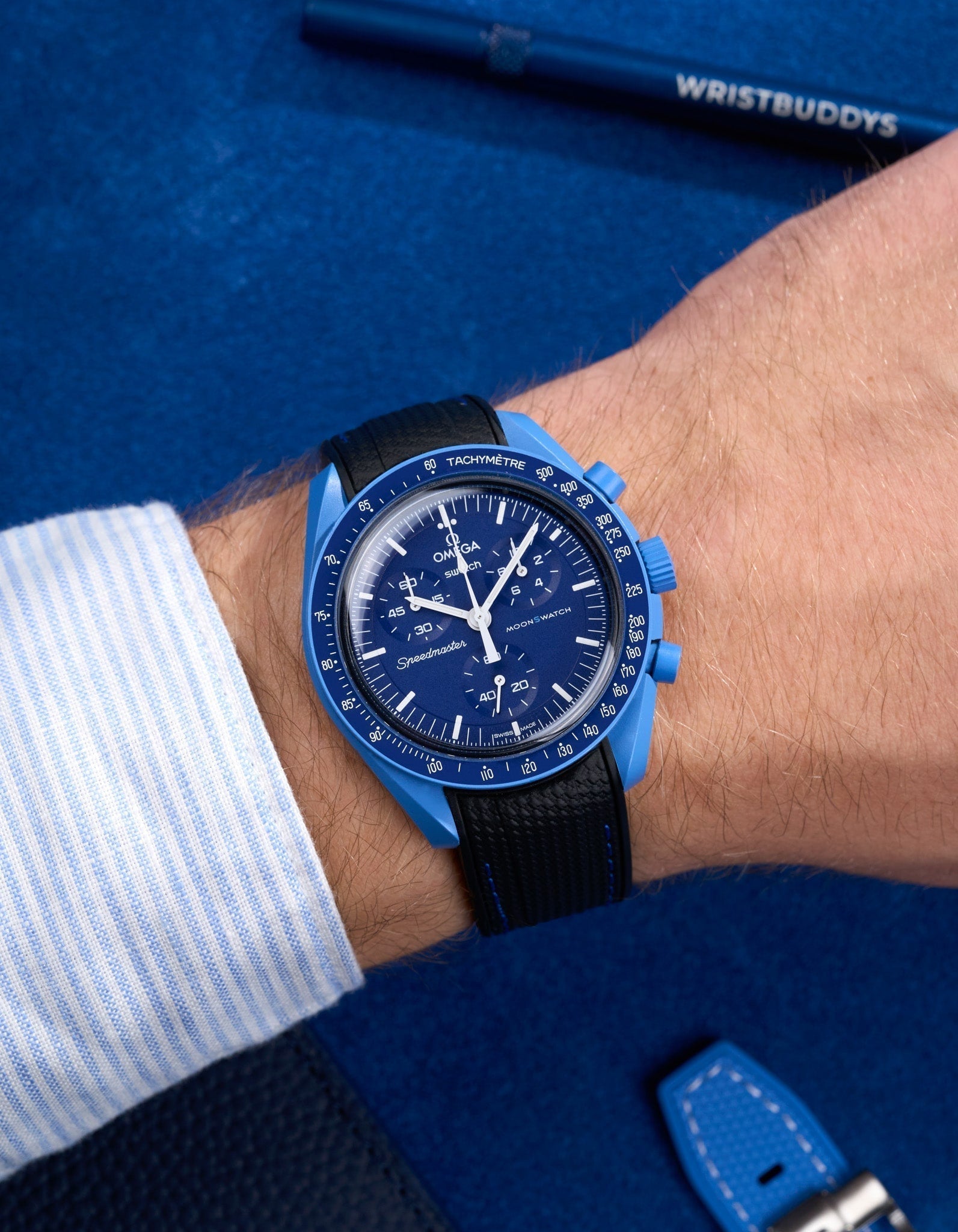 MoonSwatch Mission to Neptune (Rubber Strap)
