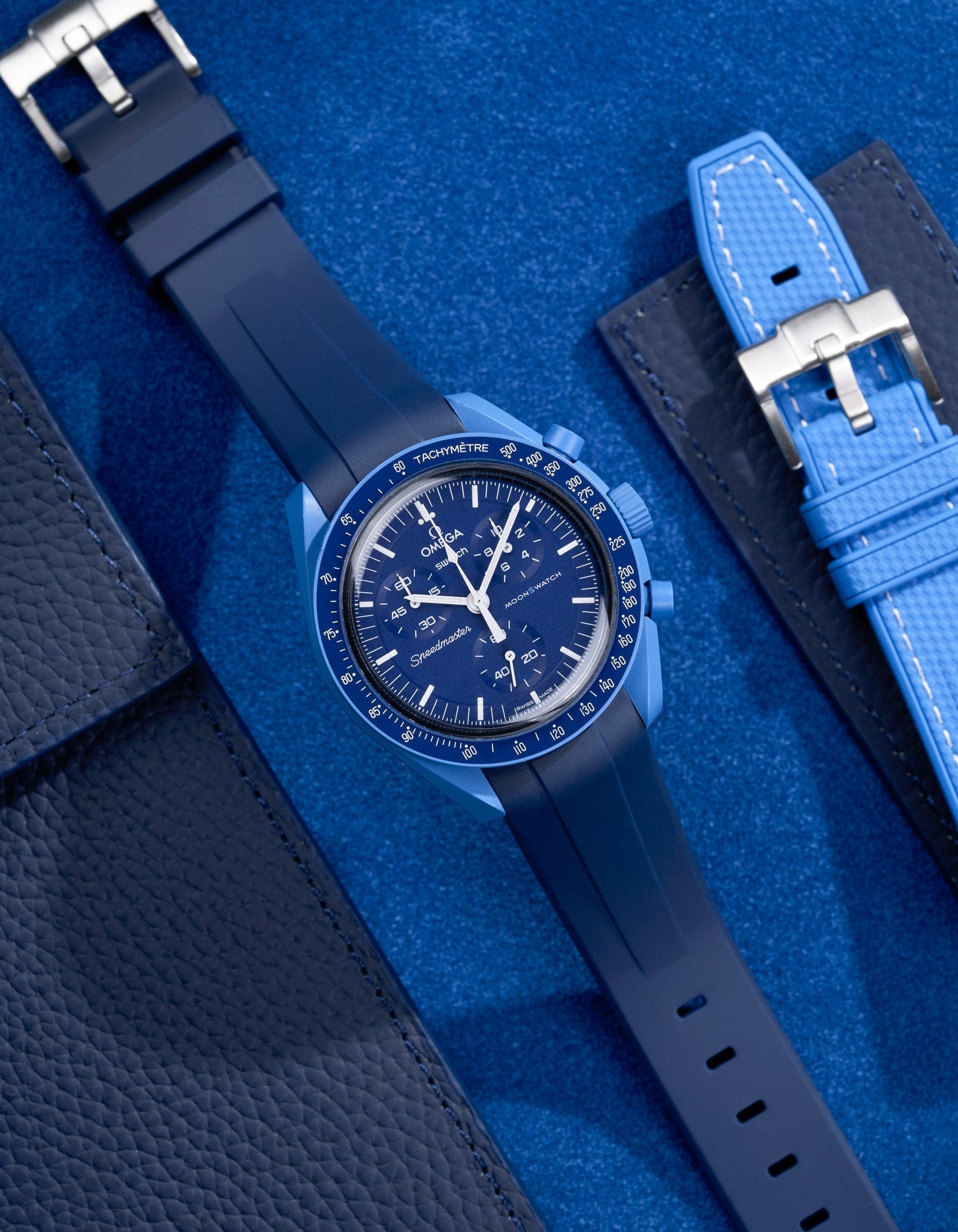 MoonSwatch Mission to Neptune (Rubber Strap)