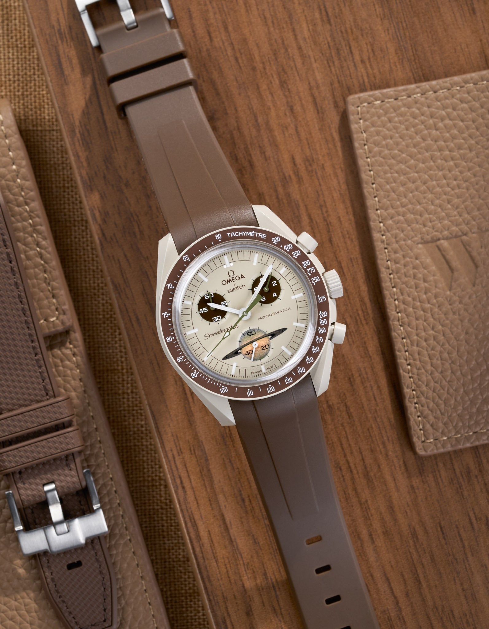 MoonSwatch Mission to Saturn (Rubber Strap)