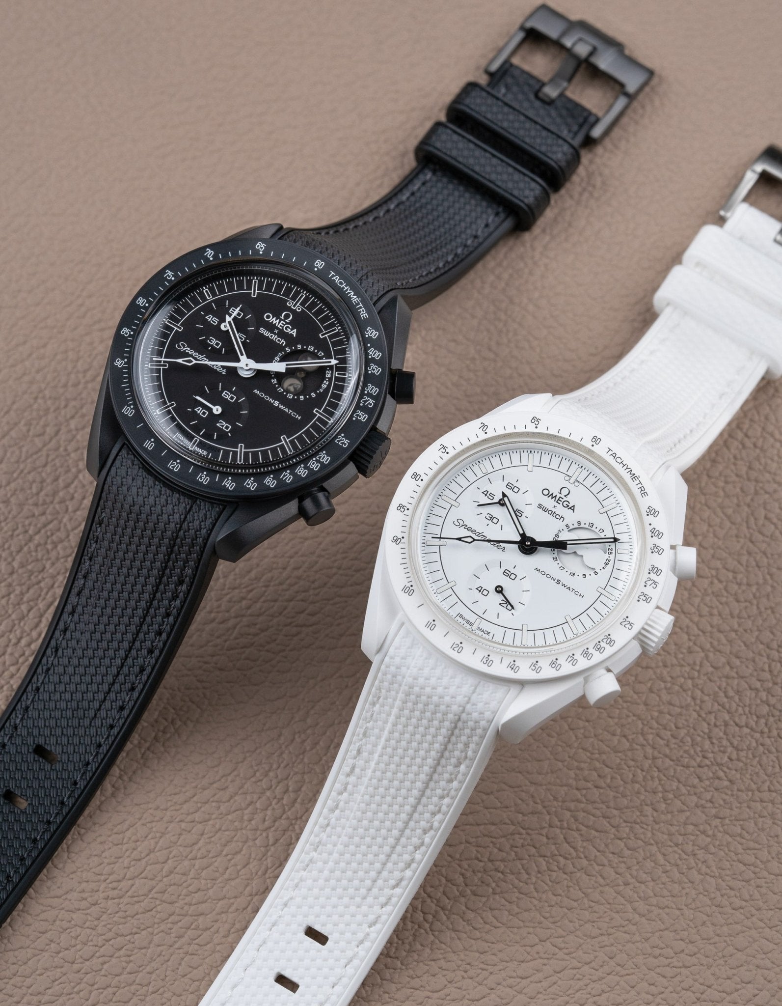 MoonSwatch Mission for The Moonphase - New Moon (Rubber Strap)