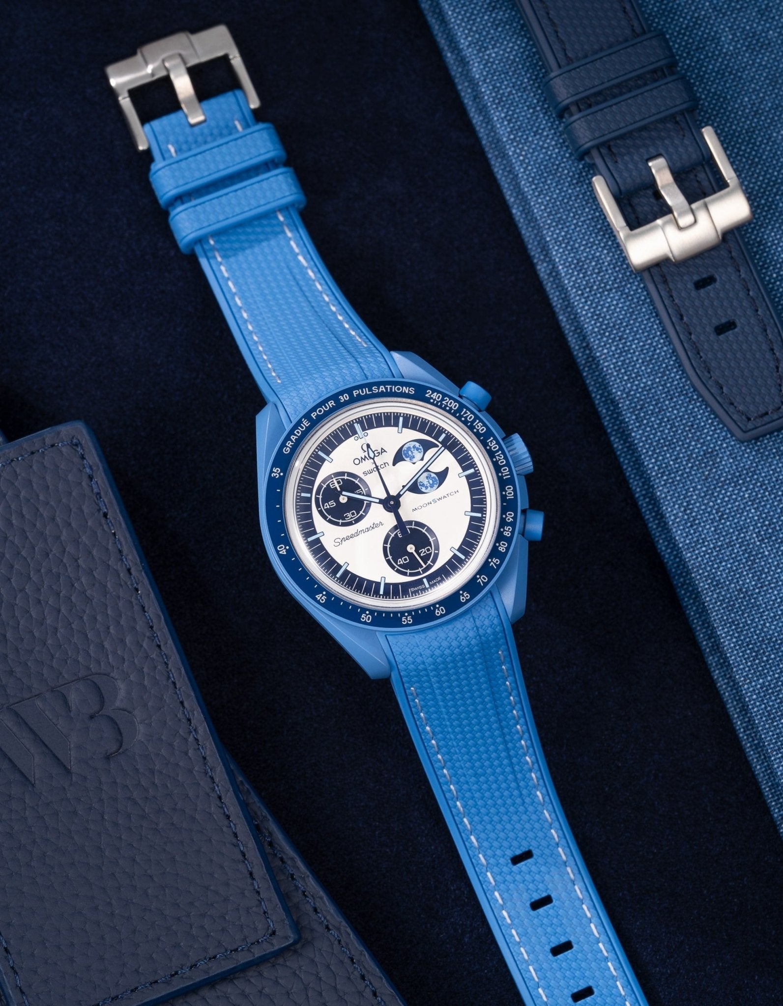 MoonSwatch Mission to the Super Blue Moon Phase (Rubber Strap)