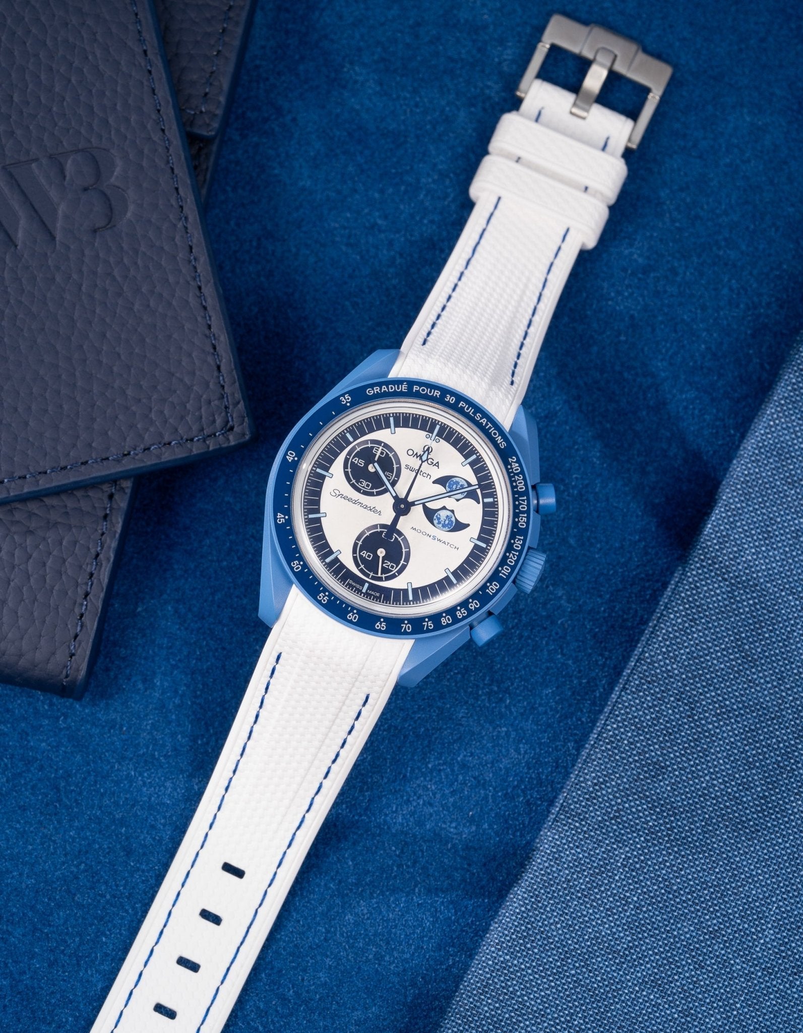 MoonSwatch Mission to the Super Blue Moon Phase (Rubber Strap)